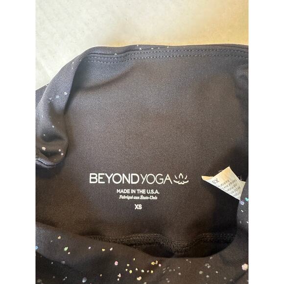 Beyond Yoga Leggings Sz XS Black Iridescent‎ - Picture 4 of 9